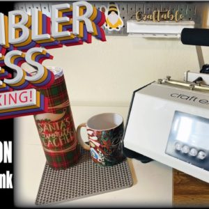 SUBLIMATION FOR BEGINNERS | HOW TO USE A TUMBLER HEAT PRESS | SUBLIMATE MUG & FROSTED GLASS | UNBOX