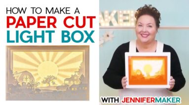 Paper Cut Light Box Tutorial in Cricut Design Space