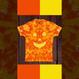 Tie Dye Jack-O'-Lantern T-Shirt #shorts