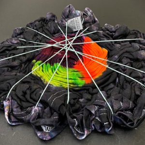 How to Tie Dye - Halloween Inspired Spiral Scrunch Portal T-Shirt - Step by Step for Beginners