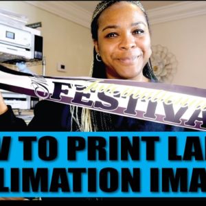 HOW TO PRINT LARGE IMAGES FOR SUBLIMATION | AMAZON SASH/GRADUATION STOLE | ADOBE ILLUSTRATOR