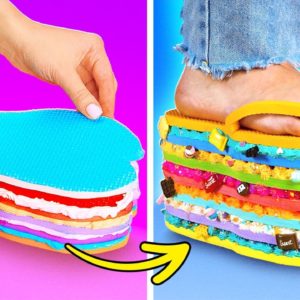 CRAZY SHOE HACKS || How To Transform Old Shoes