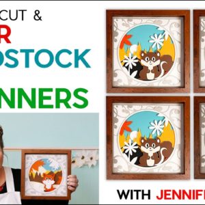 Cut & Layer Cardstock for Beginners | Mix 'n' Match Woodland Animals!