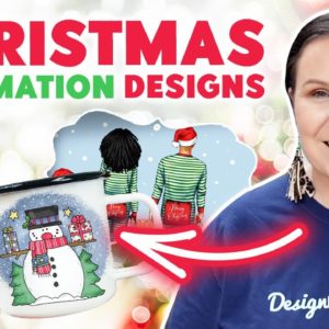 ❄️ 3 CUTE Christmas Sublimation Designs!