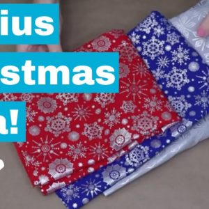 Her brilliant Christmas idea using fabric and glue! (No-sewing!!)