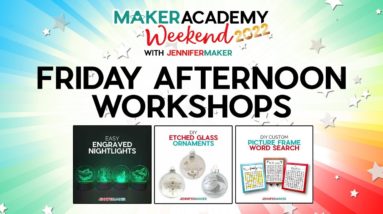 Maker Academy Weekend 2022: Friday Afternoon Workshops