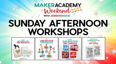 Maker Academy Weekend 2022: Sunday Afternoon Workshops