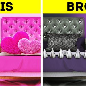 SISTER vs BROTHER || AWESOME ROOM MAKEOVER IDEAS FOR TEENS AND ADULTS