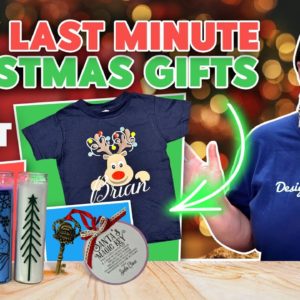 🤩 EASY Last Minute Christmas Gift ideas - Christmas tags, Candles, Santa's Magic Key and MORE!