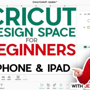 How to Use Cricut Design Space in 2023 on iPad or iPhone! (Cricut Kickoff Lesson 3)