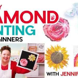 How to Do Diamond Painting for Beginners - Step by Step with 4 Free & Easy Patterns!