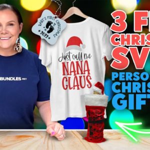 3 Free Christmas SVG’s - Personalized Christmas Gifts