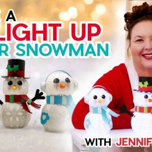 3D Light Up Snowman for Christmas, Valentine's Day, or Winter!