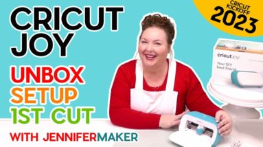 Cricut Joy for Beginners: Unbox, Setup, & First Cut! (CRICUT KICKOFF Day #1)