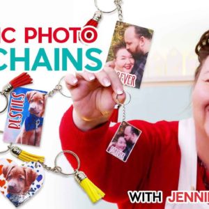 DIY Acrylic Photo Keychains with Cricut - Works for ANY Shape!!