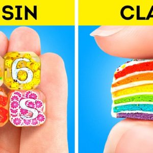 EPOXY RESIN vs POLYMER CLAY || Miniature Crafts You'll Love