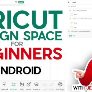 How to Use Cricut Design Space in 2023 on Android Tablet or Phone! (Cricut Kickoff Lesson 3)