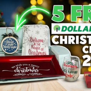 💸 5 FREE Dollar Tree Christmas Crafts