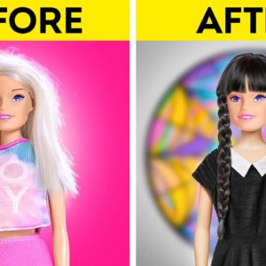 GORGEOUS DOLL TRANSFORMATION || Miniature Doll Hacks