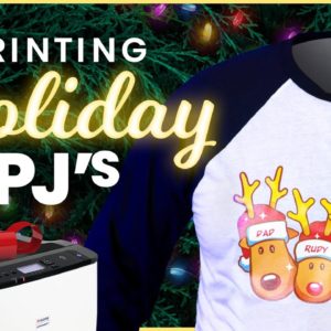 How to Make Holiday Pajamas With White Toner Transfer Printing