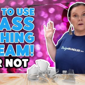 How to Use Glass Etching Cream! Or NOT 😂