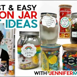 Mason Jar Gift Ideas | 7 Fun Ideas + Labels To Make With Your Cricut!