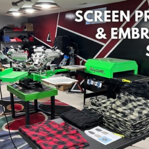 My Basement Print Shop Tour: How I Turned A Home Into A Business