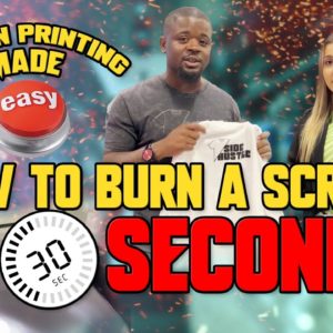 Burn Screens For Screen Printing EASILY In 30 Seconds CRAFTERS DREAM (Mi Screen from Xpress Screen)