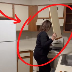 People with dated cabinets are FLIPPING over this genius idea!