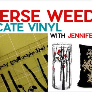 Reverse Weed Intricate Vinyl Designs & TINY Letters for Better Results!