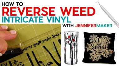 Reverse Weed Intricate Vinyl Designs & TINY Letters for Better Results!