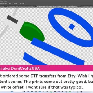 How to Save Designs for DTF Prints from Silhouette Studio with Photoshop