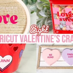 8 CRICUT VALENTINE'S DAY PROJECT IDEAS | VALENTINE'S CRAFT INSPIRATION