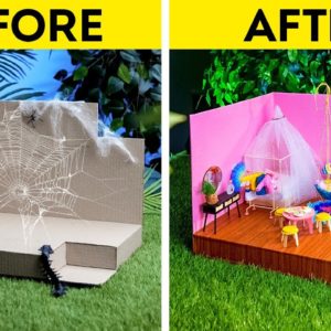 AWESOME DIY MINIATURE IDEAS || Cool Doll House