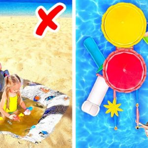 DIY BACKYARD POOL FOR YOUR KIDS || EASY SUMMER CRAFTS FOR BACKYARD