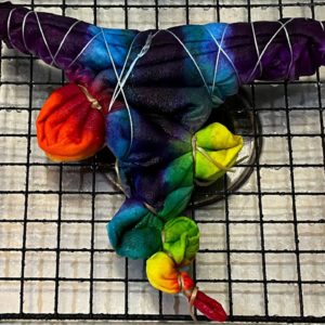 Tie Dye Pattern #515 - Flower Power Tie Dye Tapestry (Hot Water Irrigation Dye)