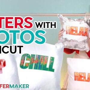 How to Fill Letters with Photos in Cricut Design Space for Sublimation & Print Then Cut Designs