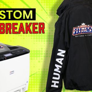 How to Customize A Windbreaker w/ 2-Step Heat Transfer Printing & HTV