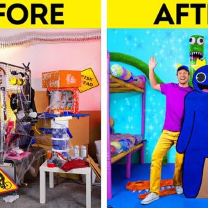 FANTASTIC ROOM TRANSFORMATION 🌈😻 Room Makeover Ideas For Parents