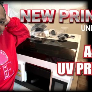 NEW PRINTER, WHO 'DIS?! | UNBOX PROCOLORED A4 UV PRINTER | TEST & REVIEW | ACRYLIC & WOOD