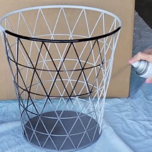 Spray a wire basket for this genius decor hack!