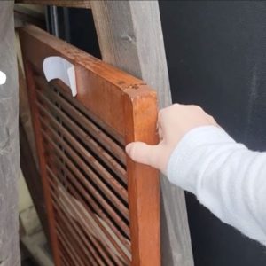 Turn an old shutter into a GENIUS organizer!