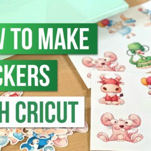 How to Make Stickers with Cricut 😍 – Kiss Cut and Die Cut Stickers on Shipping Label Stickers