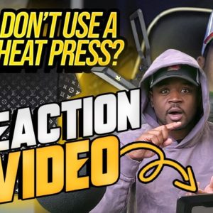 Did He Say, "Don't Use a Heat Press for Your Brand?" (Hustle Ninjas Reaction Video)