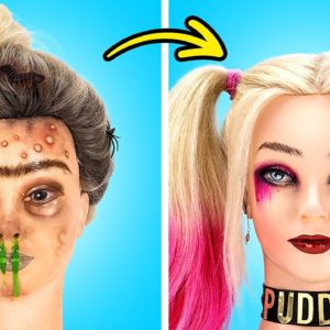 CRAZY DOLL MAKEOVER 😱 Best Doll Crafts