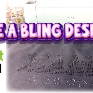 MAKE A BLING SHIRT WITH CRICUT DESIGN SPACE USING RHINESTONE FONT FROM CREATIVE FABRICA | EXPLORE 3