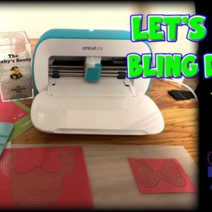 Craft-Tea Talk | Bling Decals with Cricut Joy and Easy Press | Hotfix Rhinestones