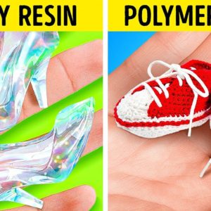 Epoxy Resin VS Polymer Clay || Cool DIY Ideas