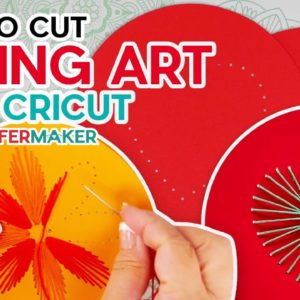 How to Cut String Art on a Cricut with Free Patterns!