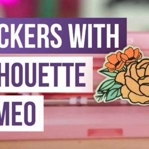 How to make stickers with Silhouette Cameo 🤓